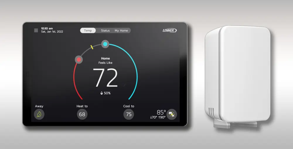 Connected HVAC equipment used for smart monitoring and predictive maintenance